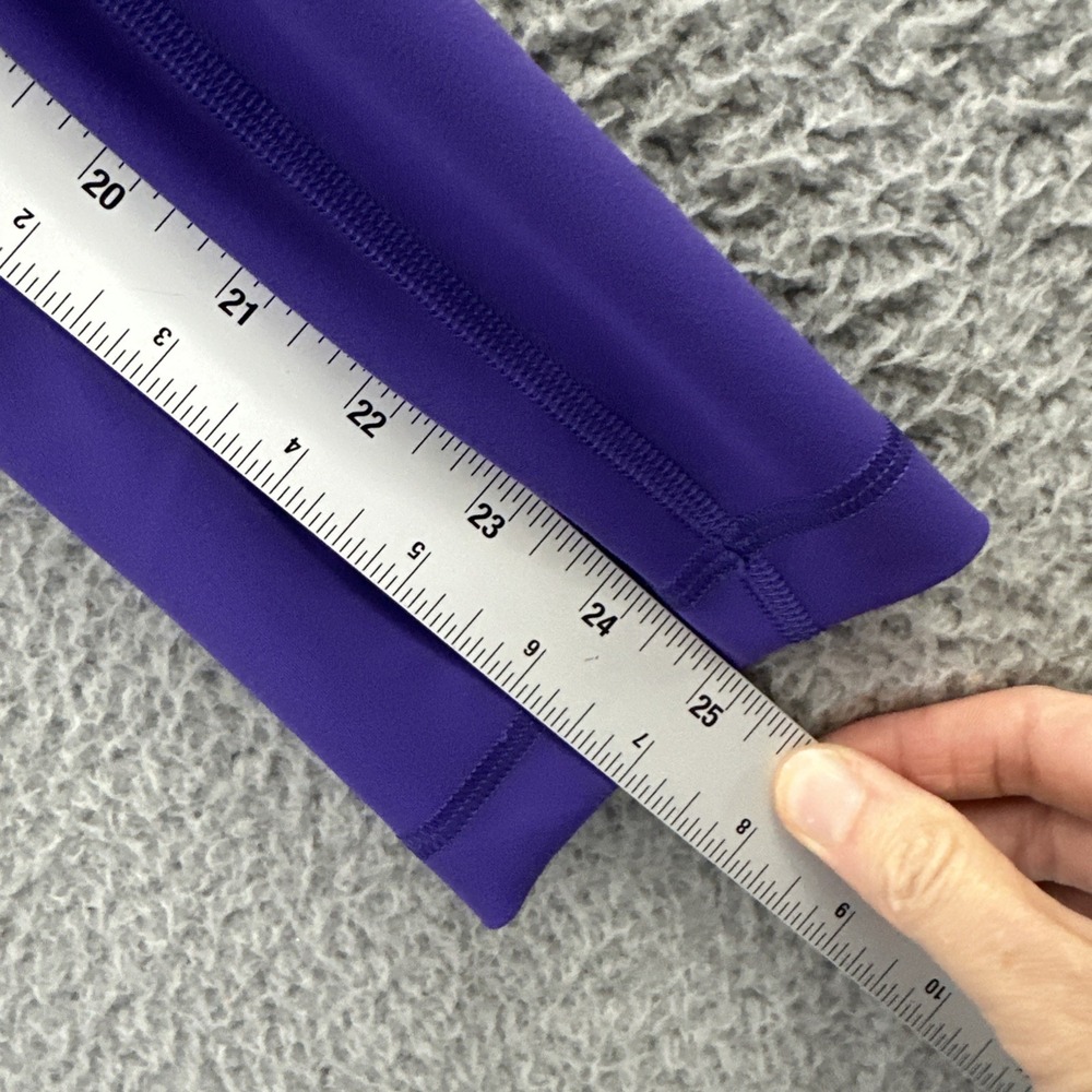 Lululemon Wunder Train High Rise Tight Leggings 25" Petrol Purple Gym Women's 10 - Picture 10 of 10